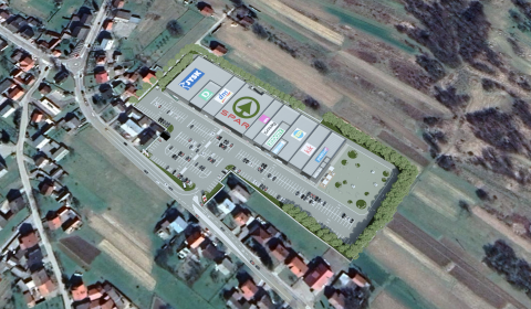 Ogulin - Construcion of Hey park shopping center