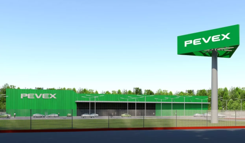 Požega - Construction of Pevex shopping center